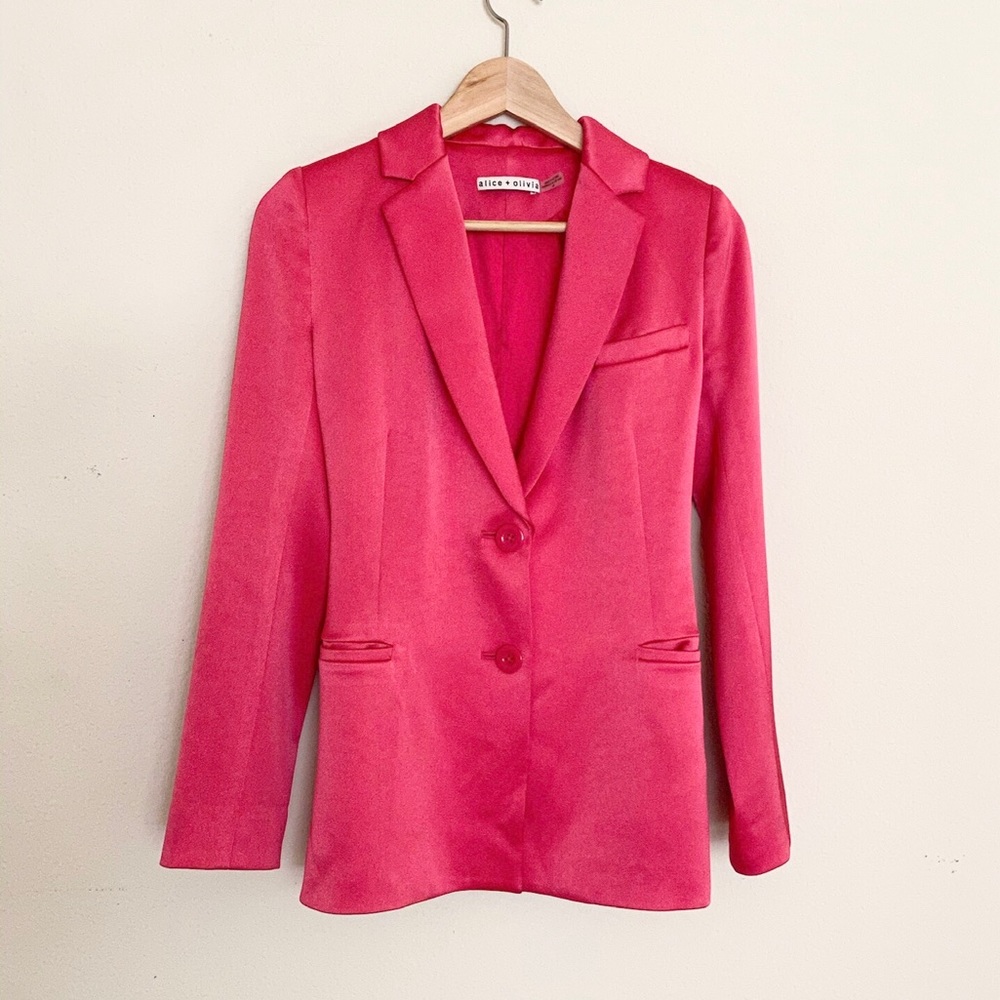 Alice + Olivia Coral Blazer SZ XS